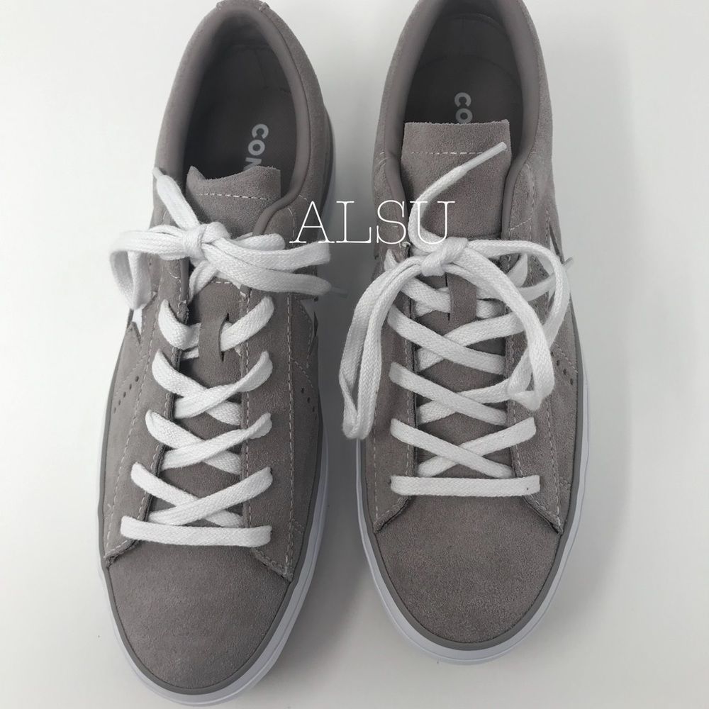 Converse One Star Platform OX Suede Mercury Grey W - Picture 5 of 9